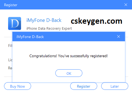iMyFone D-Back Key