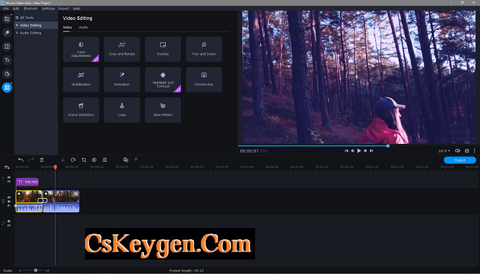 Movavi Video Editor Activation Key