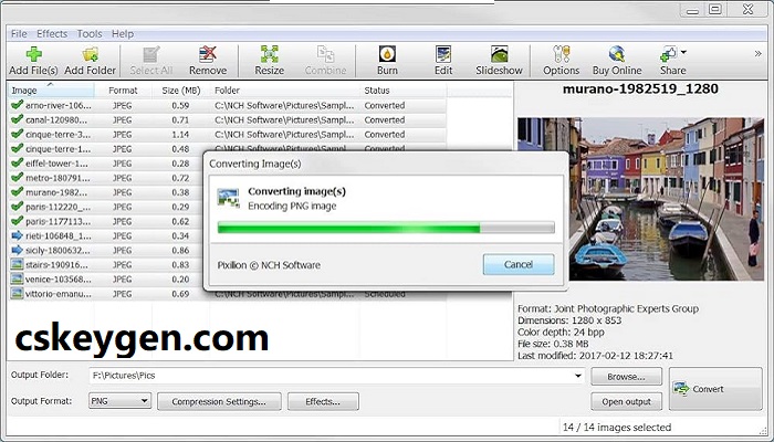 NCH Pixillion Image Converter Plus Registration Code