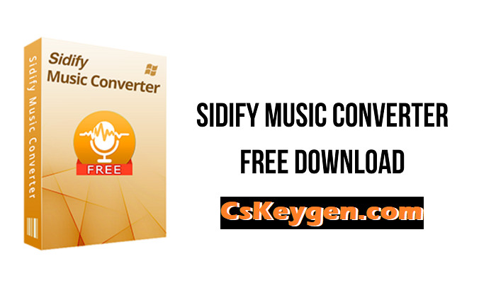 Sidify Music Converter Crack