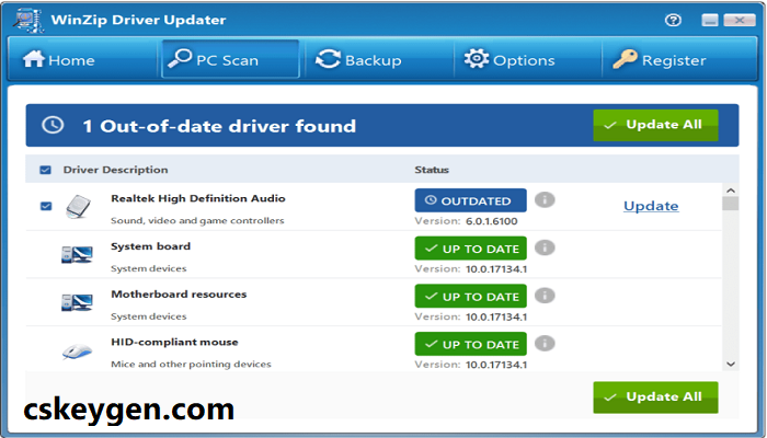 WinZip Driver Updater License Code