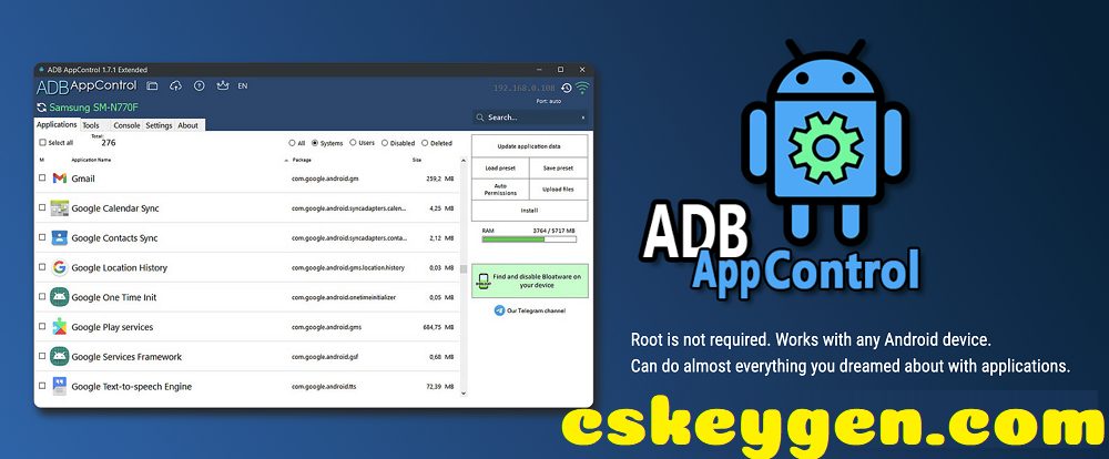 ADB AppControl Crack