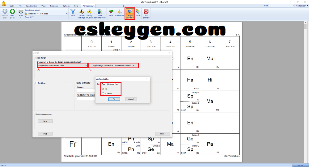 aSc TimeTables Registration Code